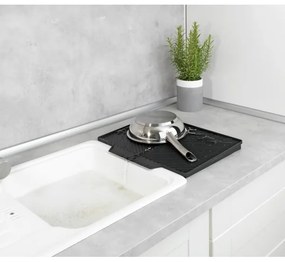 WENKO 54771100 - Odkvapkávač NELIA 34x40 cm čierny