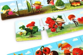 Puzzlika 13968 Varíme spolu II - náučné puzzle 15 dielov