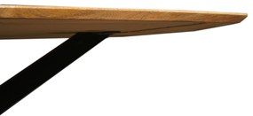 Dánsky jedálenský stôl z mangového dreva Vicenza oválny 160x100 cm Mahom