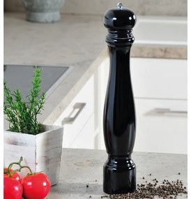 Kesper 13665 Mlynček na korenie kaučuk, čierna, v. 40 cm