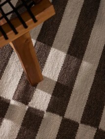 Obojstranný koberec Hanse Home Vika hnedý / prírodný / biely