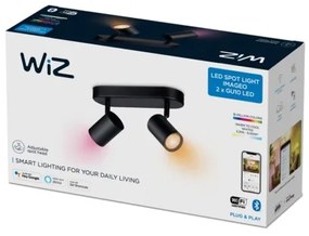 WiZ - LED RGBW Stmievateľné bodové svietidlo IMAGEO 2xGU10/4,9W/230V Wi-Fi