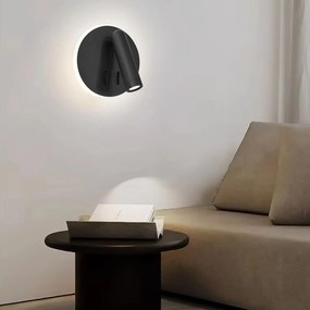 Toolight Toolight, LED nástenné svietidlo 16x14cm, 10W, APP1614-1W, čierna, OSW-06529