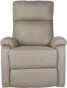 LuxuryForm DESIGN Televízne kreslo RUFO s polohovaním - béžové