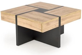 Konferenčný stolík Sevilla S dub craft/čierna