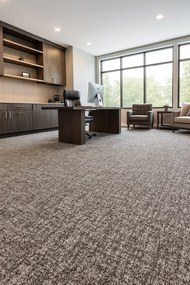 Timzo, Koberec metráž Mammut 8027 šedý, na mieru, šíře 4m, šedá, ab (mriežka), chodba / predsieň