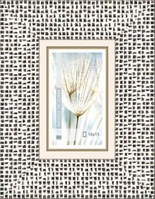 Fotorámik Glamour 10x15 cm, strieborný%