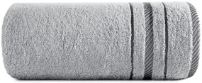 BAVLNENÝ UTERÁK KORAL SADA 3KS 70X140 CM STRIEBORNÁ