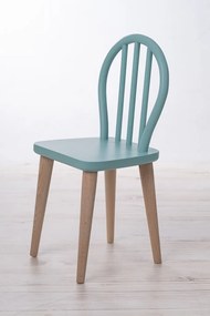Dadaboom.sk Detská drevená stolička z bukového dreva - mätová