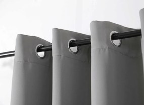 Záves OXFORD LIGHT 140x250 cm, svetlosivý Zavesenie: Riasiaca páska