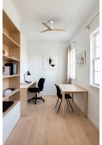 FARO 34281 -Stropný ventilátor KLIM S borovica/biela pr. 92,5 cm+dálkové ovládanie