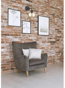 Nástenné svietidlo MELLE BLACK 1xE27/60W/230V