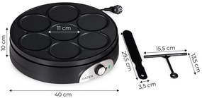 Elektrická panvica na palacinky a lievance 1500 W