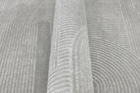 Koberec MISHA J087A svetlosivý / tmavosivý