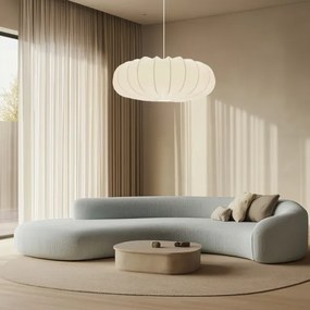 Luster na lanku CAFEE 1xE27/40W/230V pr. 66 cm biela