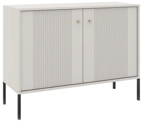 Komoda LUE béžová/čierna