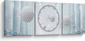 Obraz - Ríša snov (s hodinami) (90x30 cm)