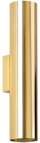 Sollux SL.1202 - Nástenné svietidlo LAGOS 2xGU10/10W/230V zlatá SL.1202