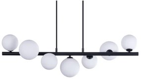 Azzardo AZ4406 - Luster na lanku SYBILLA 7xG9/25W/230V čierna