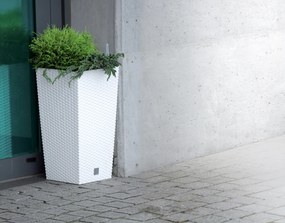 Plastový kvetináč DRTS170 17 cm - mocca