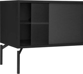 Čierny TV stolík 116x55x42 cm Met Mini – noo.ma