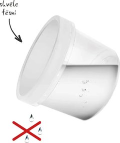 Orion Dóza s viečkom na potraviny - UH WHITE 0,5 l