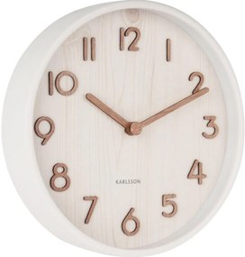 Dizajnové nástenné hodiny Karlsson 5808WH
