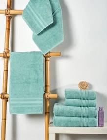 Sada 2 kusov bavlnenej osušky a uteráka San Diago mentolová EMI