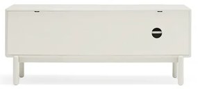 Krémovobiely TV stolík 140x56x40 cm Corvo – Teulat