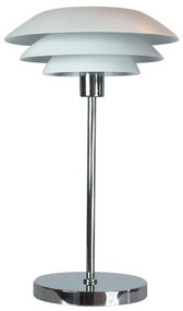 Dyberg Larsen DL31 stolná lampa, kov, biela