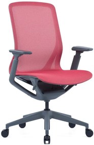 OFFICE MORE Kancelárska stolička C-BON DARK RED červená