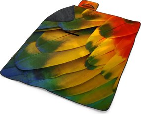 Sablio Plážová deka Farebné perie: 200x140 cm