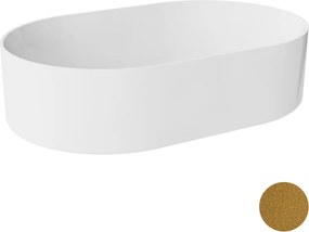 Besco Umývadlo na dosku z liateho mramoru Lova Glam Z UM D 53x34 cm