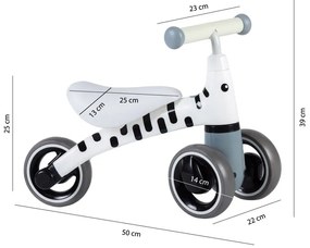 WELLHOX Balančný bicykel "Zebra"