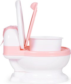 Detský nočník ECOTOYS – sedes s vyberateľnou nádobkou, zatváracím vekom a kefkou