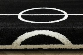 Koberec Lima 6333B čierny / biely