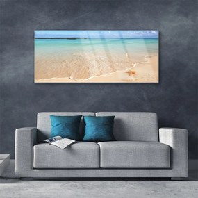 Obraz na akrylátovom skle Pláž hviezdice príroda 125x50 cm
