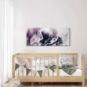 Obraz - Fialový mramor N⁰2 (120x50 cm)