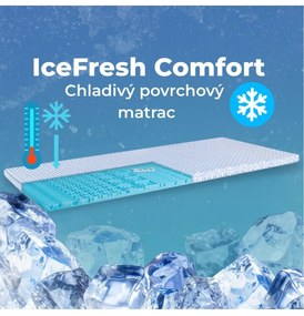 Chladivý povrchový matrac IceFresh Comfort 4 cm EMI, 80x190