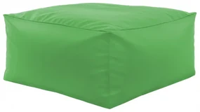 Taburetka zelená kocka ekokoža