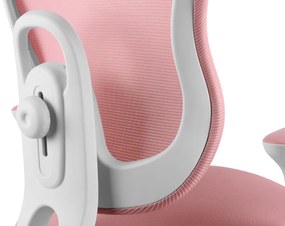 Detská rastúca stolička Neoseat MIKY — látka, ružová