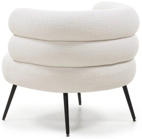 Čalouněné křeslo LEYA ecru