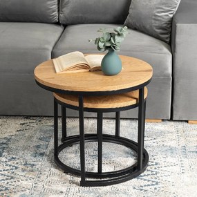 PROXIMA.store - Set konferenčných stolíkov DELIA VEĽKOSŤ: MAXI