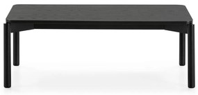 Čierny konferenčný stolík Teulat Atlas, 110 x 60 cm