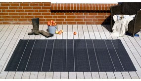 Čierny vonkajší koberec Hanse Home Sunshine, 80 x 150 cm