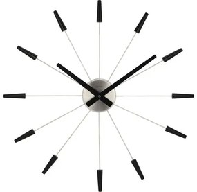 Nástenné hodiny NeXtime ø 58 cm čierna