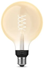 LED Stmievateľná žiarovka Philips Hue WHITE FILAMENT G125 E27/7W/230V 2100K
