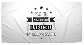 Sablio Uterák Pre tú najlepšiu babičku - 30x50 cm