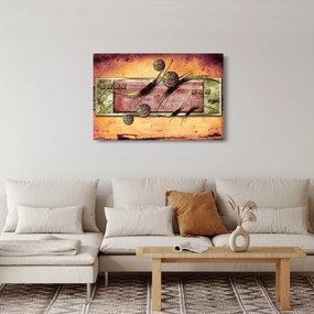 Abstraktný obraz (90x60 cm)