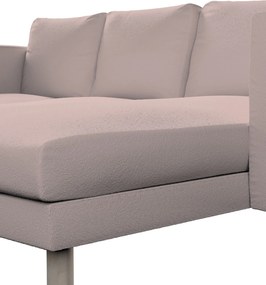 Poťah na sedačku Norsborg s ležadlom - 3 os. farba produktu ružová látka zapletaná